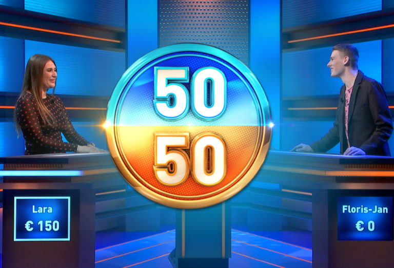 Logo van het programma 50/50